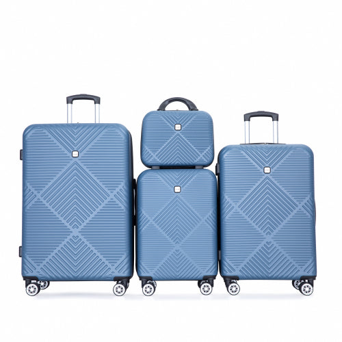 Luggage Sets 4 Piece Suitcase Set (14/20/24/28)Hardside Suitcase with Spinner Wheels Lightweight.